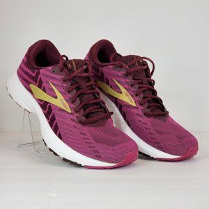 burgundy brooks shoes